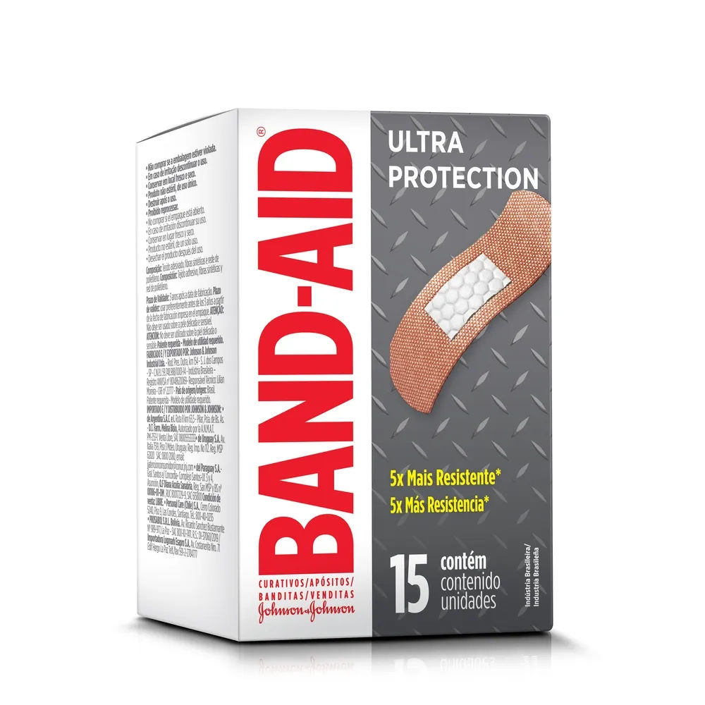 Curativo Band-Aid Ultra Protection 15 Unidades