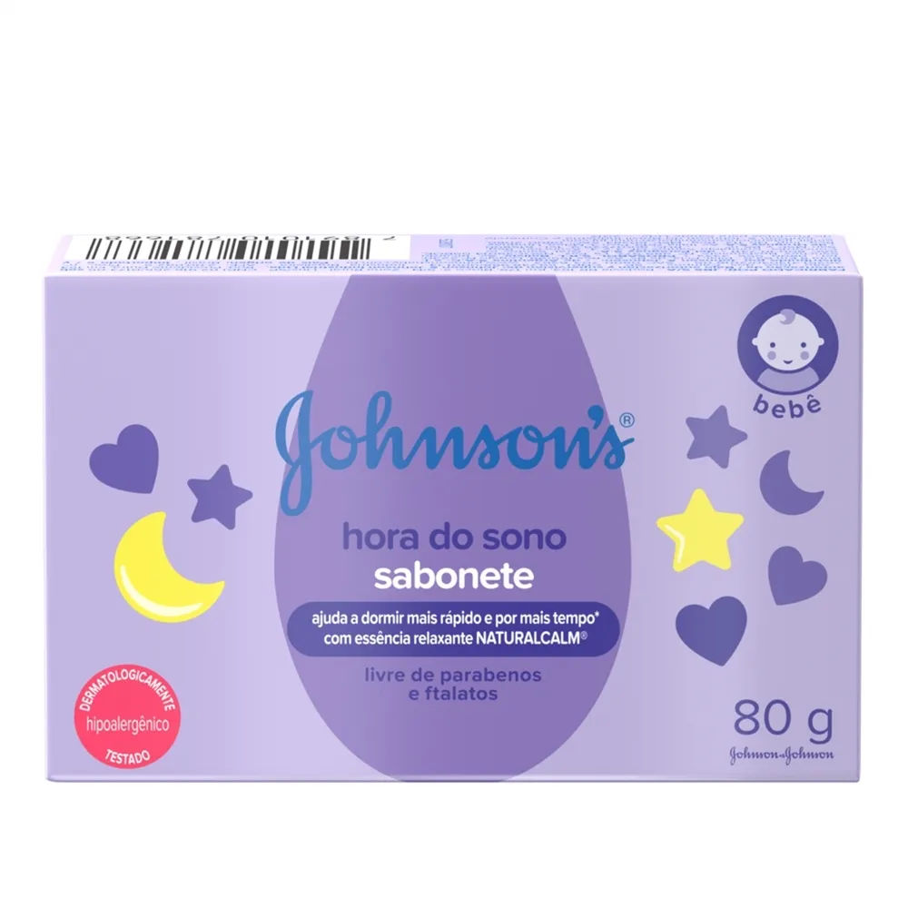 Sabonete em Barra Infantil Johnsons Baby Hora do Sono 80g