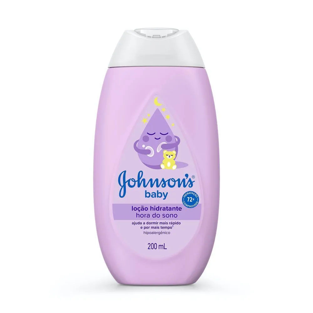 Hidratante Infantil Johnsons Baby Hora do Sono Frasco 200ml