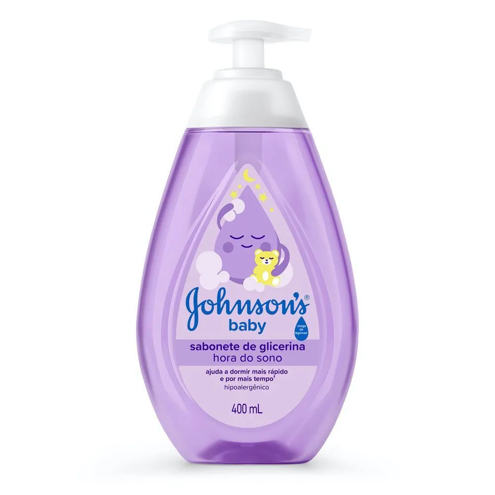 Sabonete Líquido Johnsons Baby Infantil Hora do Sono 400ml