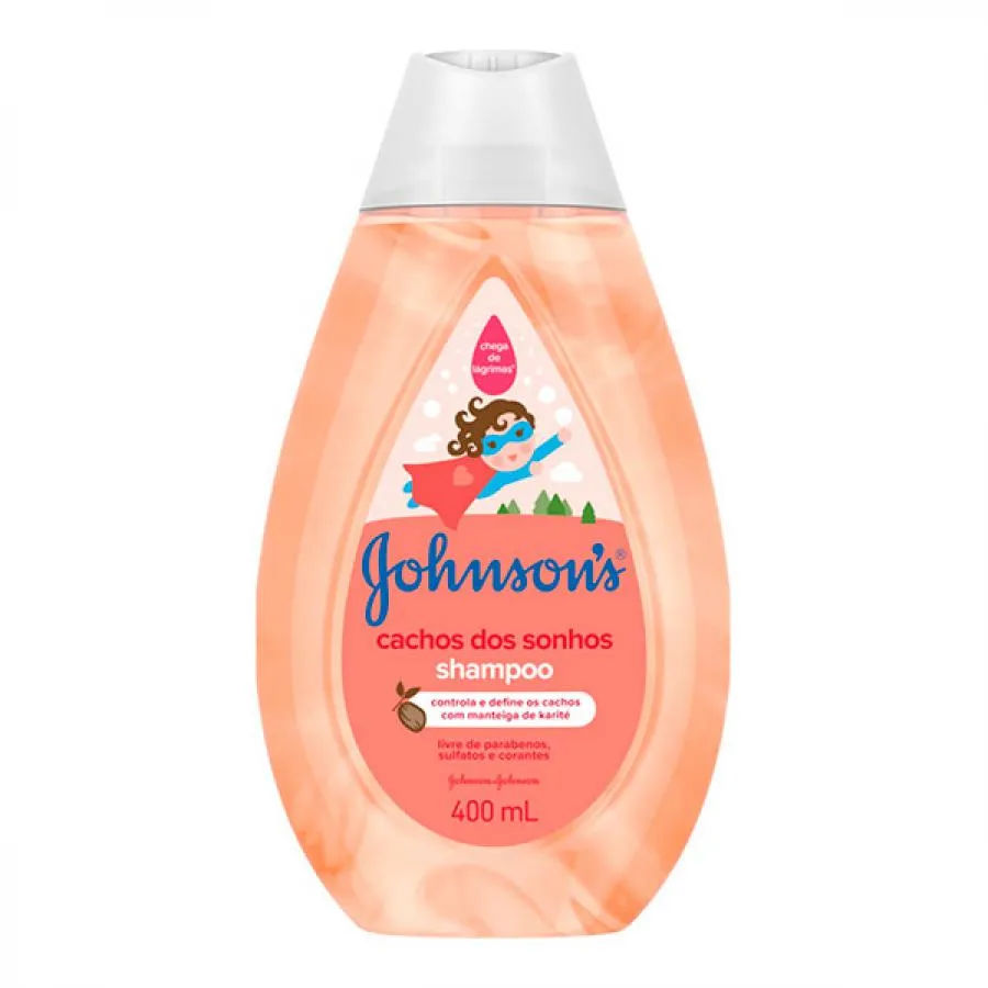 Shampoo Infantil Johnsons Baby Cabelos Cacheados 400ml
