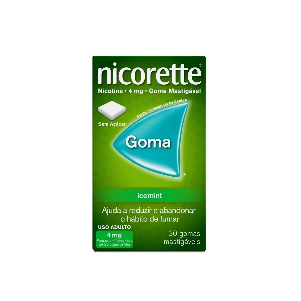 Nicorette 4mg Ice Menta 30 Gomas
