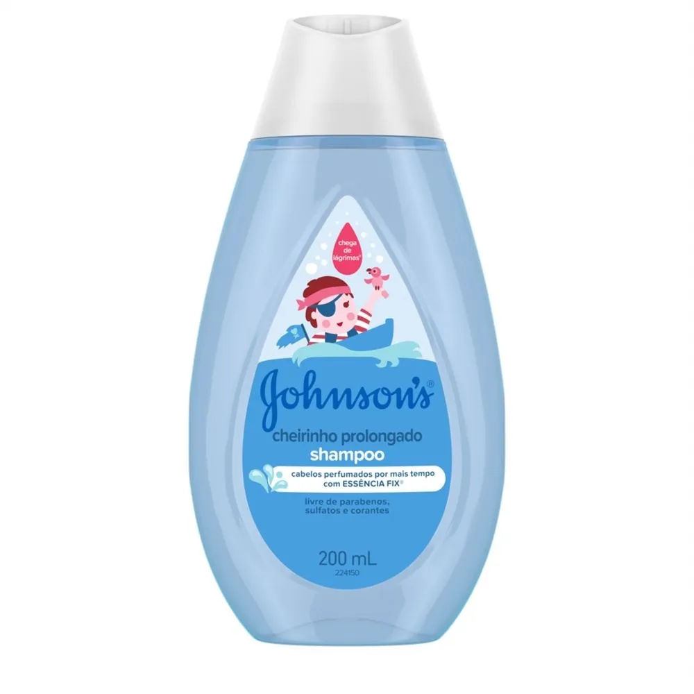 Shampoo Johnsons Baby Infantil Cheirinho Prolongado 200ml