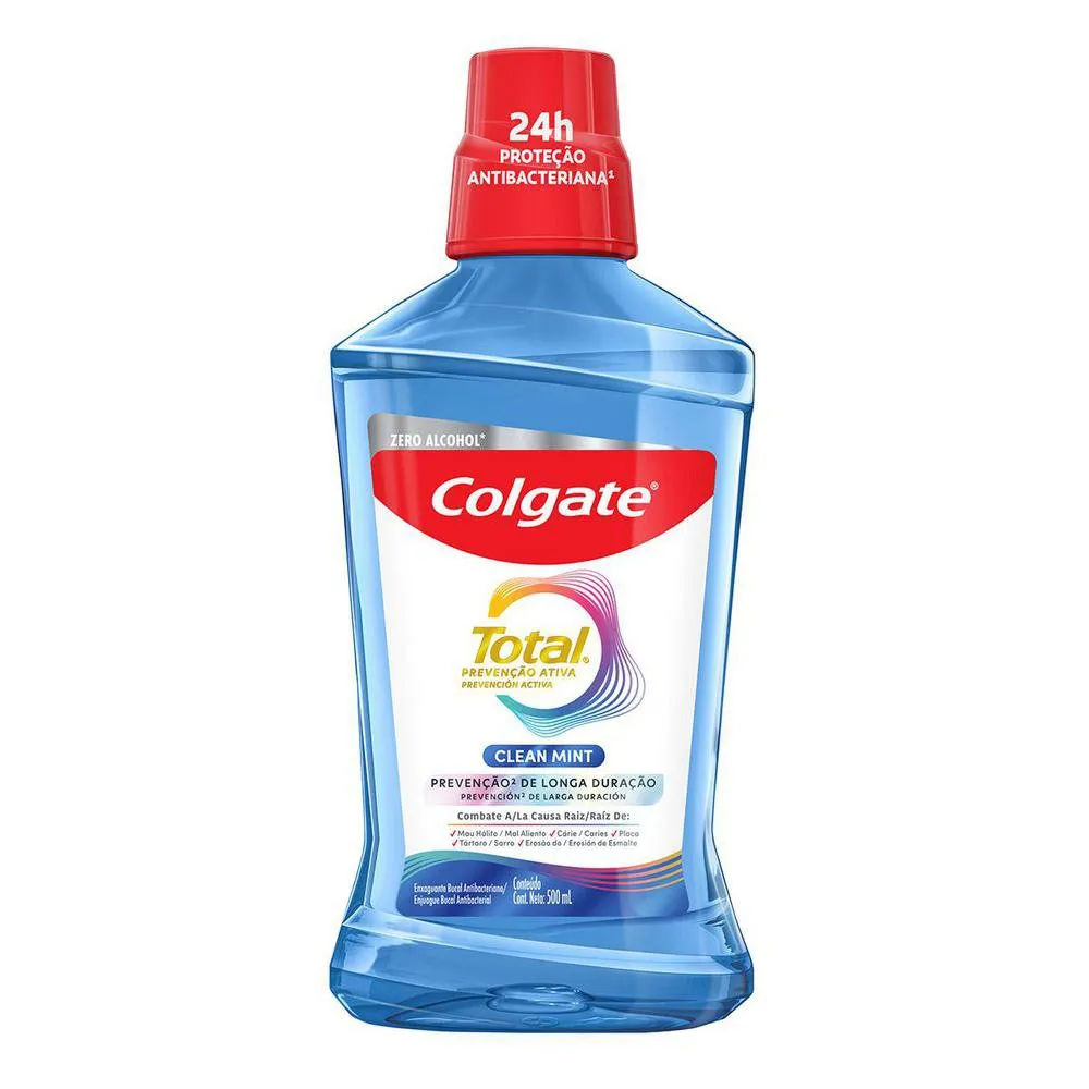 Enxaguante Bucal Colgate Total 12 Clean Mint 500ml