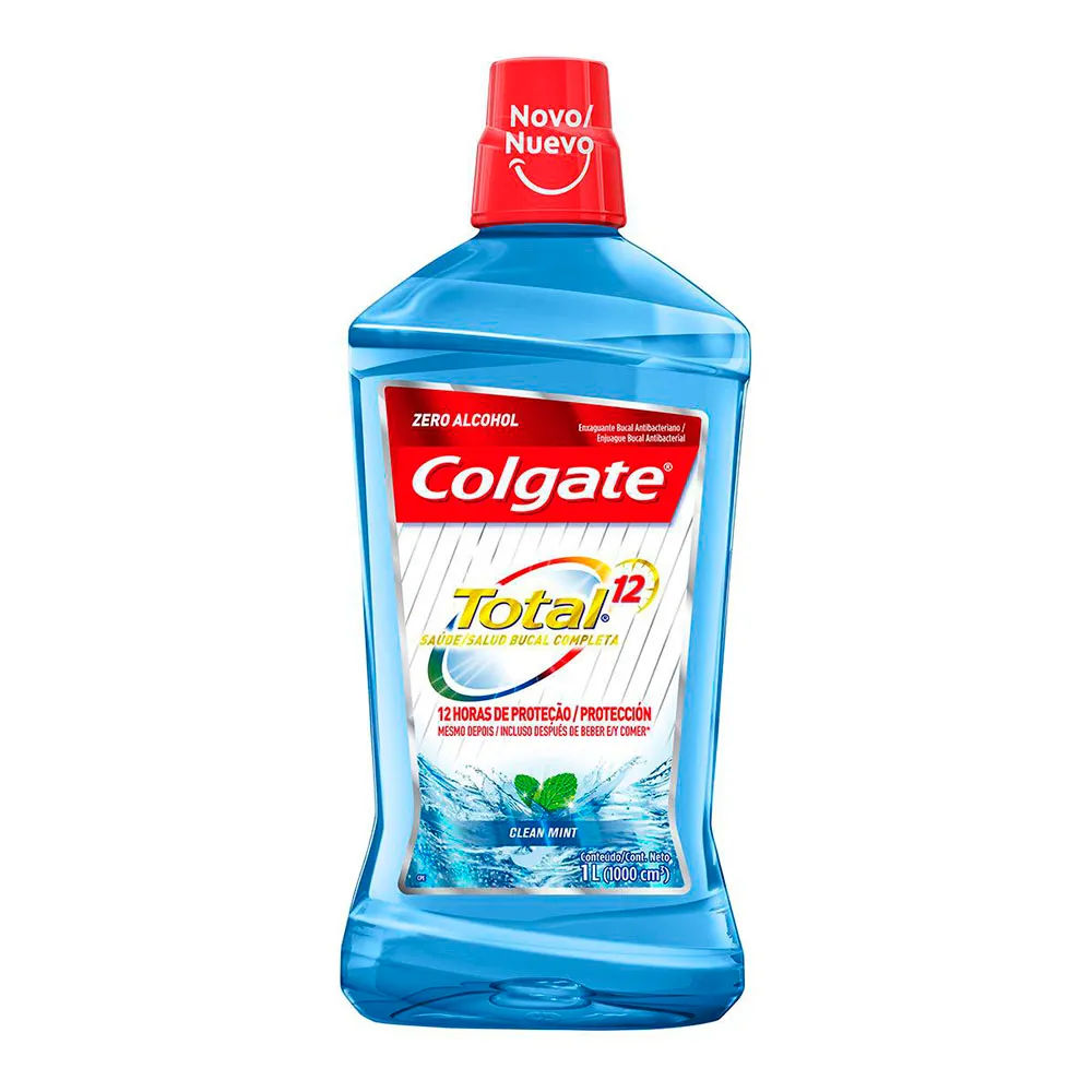 Enxaguante Colgate Total 12 1000ml Clean Mint