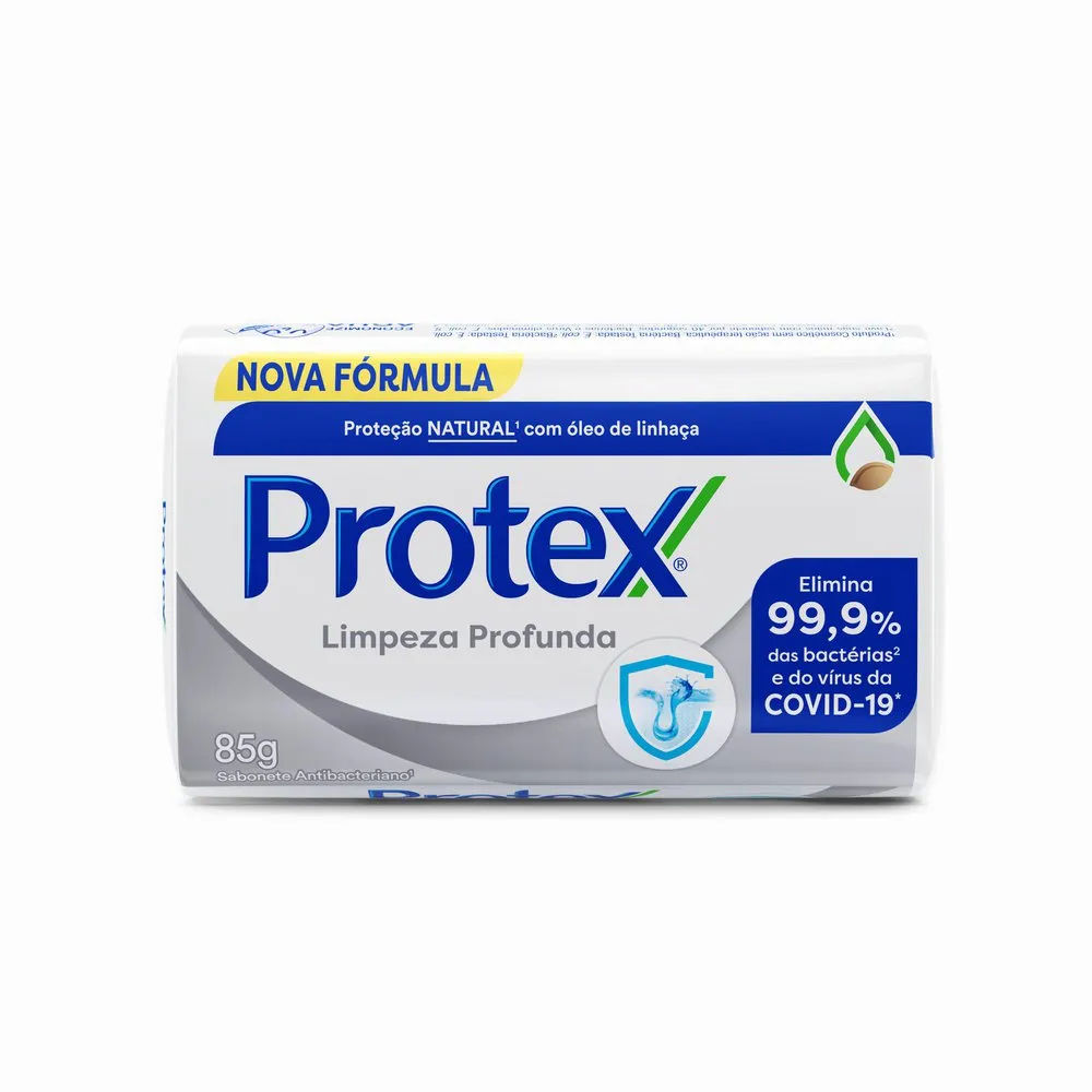 Sabonete Antibacteriano em Barra Protex Limpeza Profunda 85g