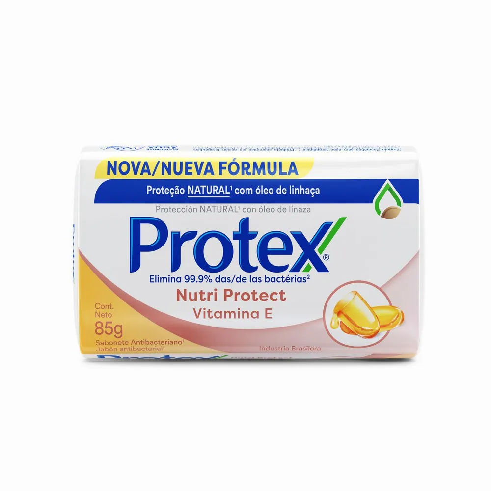 Sabonete Antibacteriano em Barra Protex Nutri Protect Vitamina E 85g