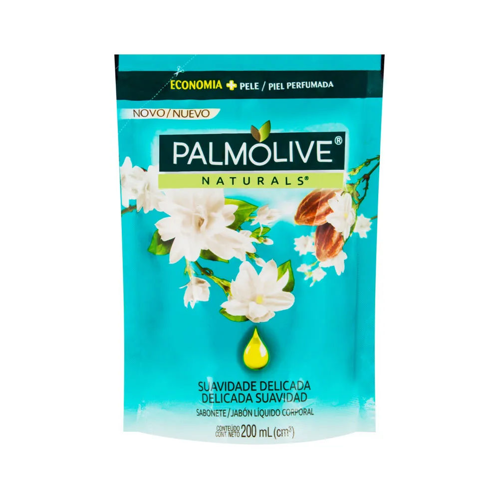 Sabonete Líquido Palmolive Naturals Suavidade Jasmin Refil 200ml