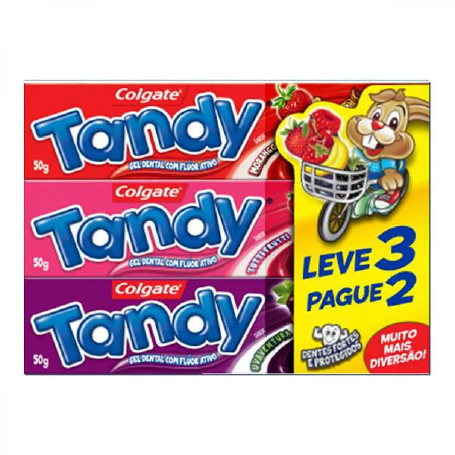 Gel Dental Colgate Tandy 50gr Leve 3 Pague 2 Especial