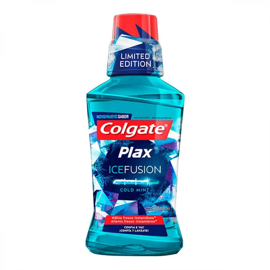 Enxaguante Bucal Colgate Plax Ice Fusion Cold Wint 250ml