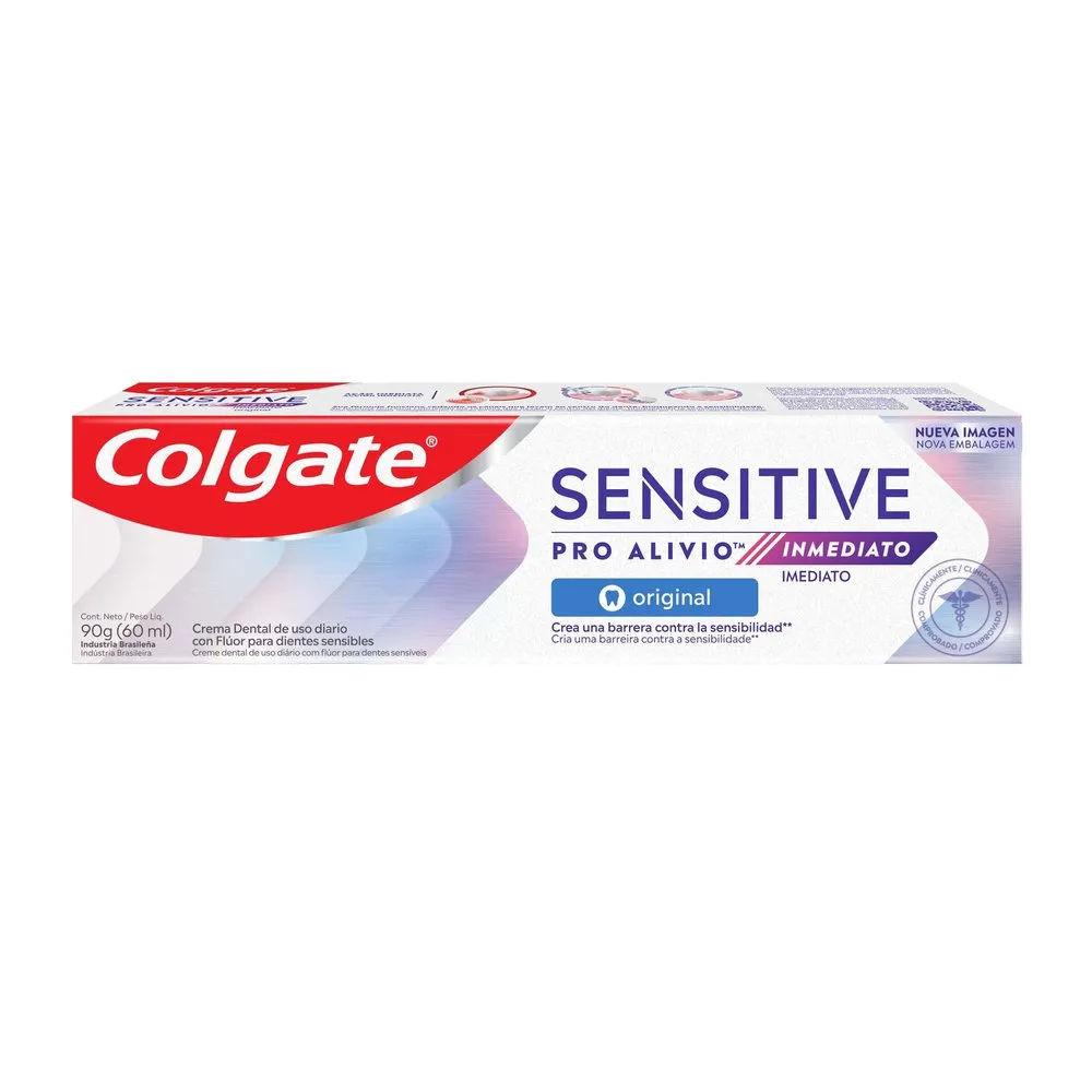 Creme Dental Para Sensibilidade Colgate Sensitive Pro Alívio Imediato Original 90g