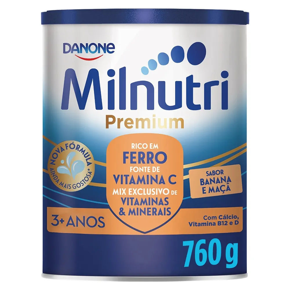 Composto Lácteo Milnutri Premium Banana E Maçã 760g