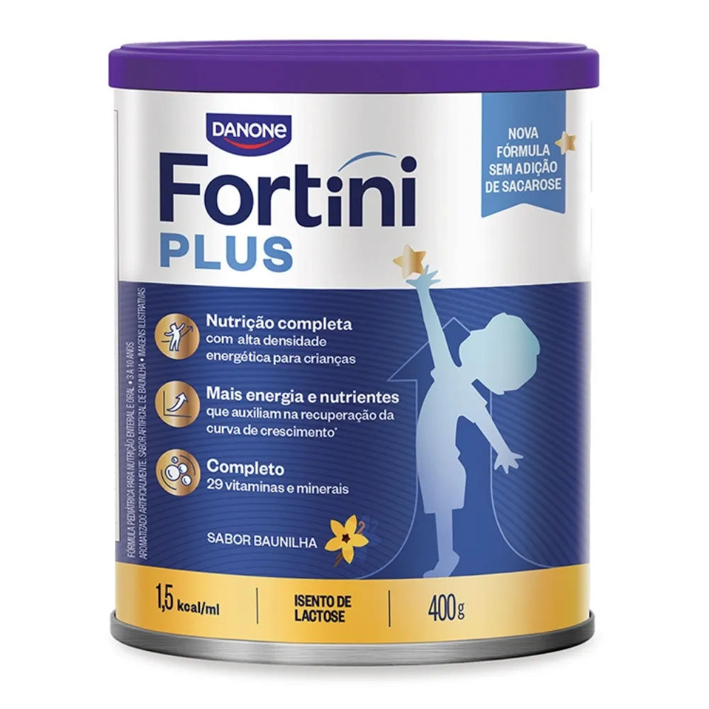 Fórmula Infantil Fortini Plus Baunilha 400g