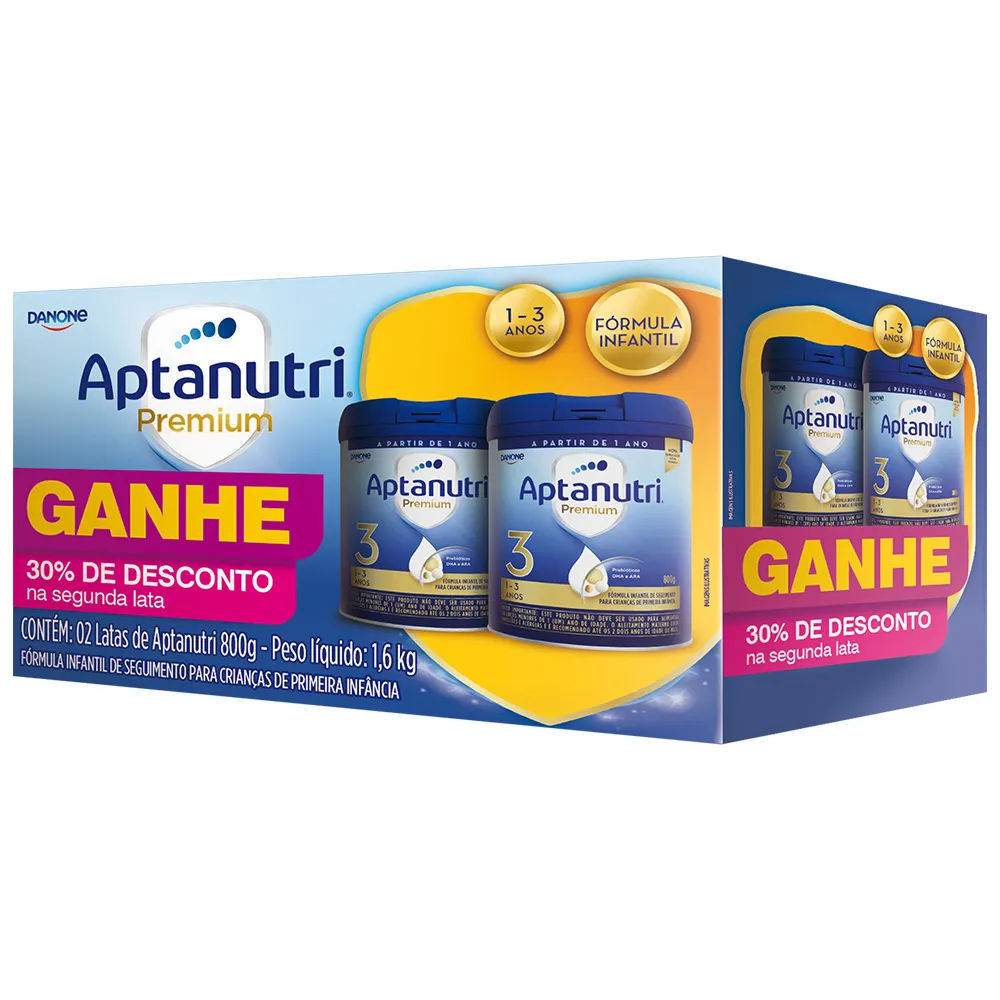 Kit Aptanutri Premium 3 800g - 2 Unidades