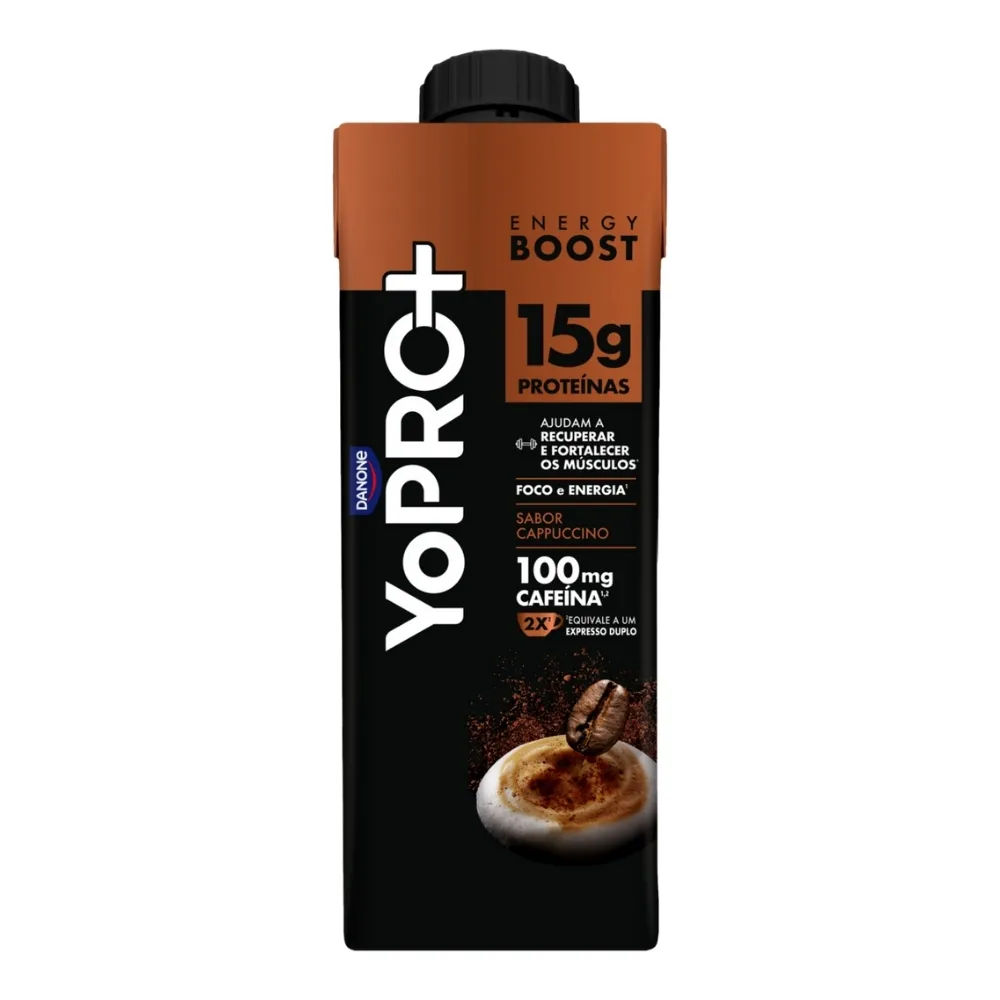 YoPRO Energy Boost UHT Cappuccino 15g de Proteínas 250ml