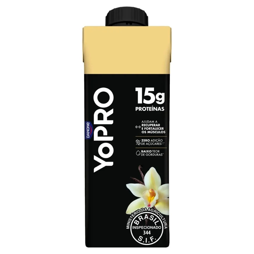 YoPRO Bebida Láctea UHT Baunilha 15g de proteínas 250ml