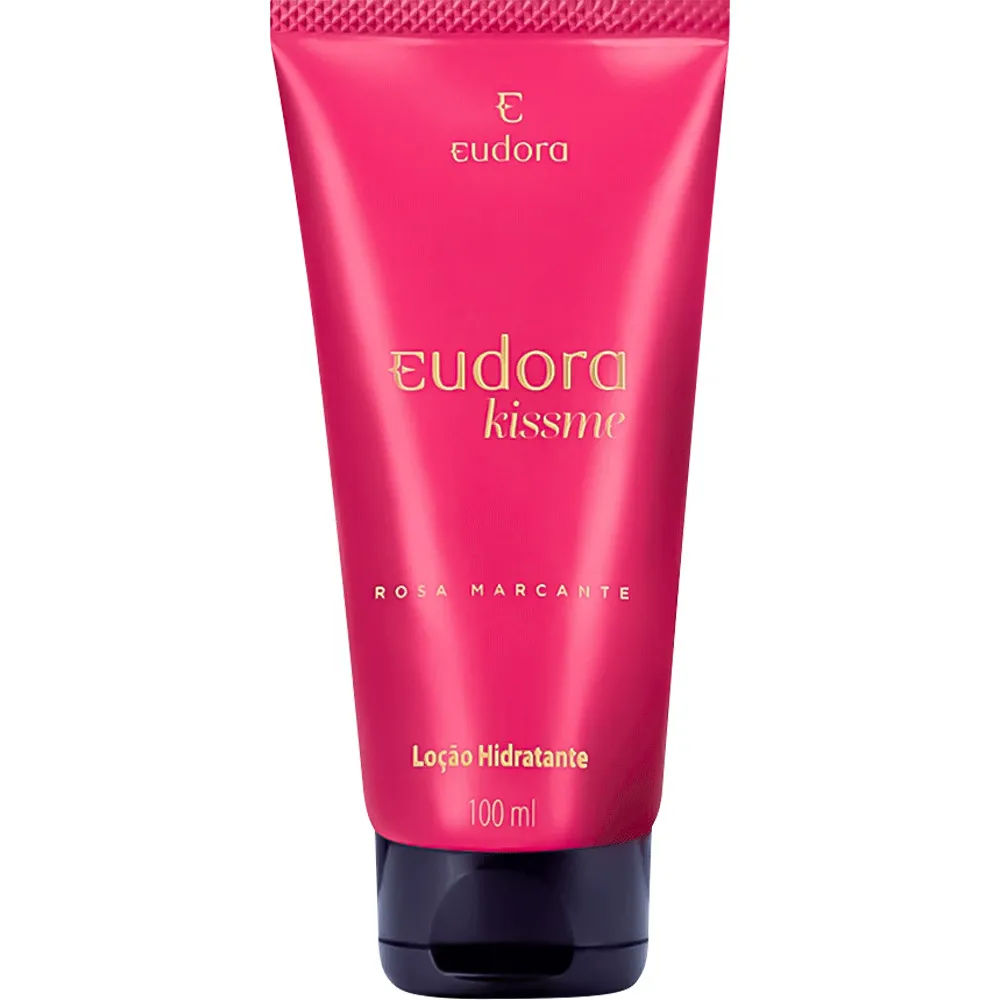 Hidratante Eudora Kiss Me 100ml Locao Rosa Marcante