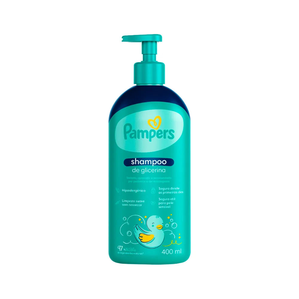 Shampoo Pampers com Glicerina 400ml
