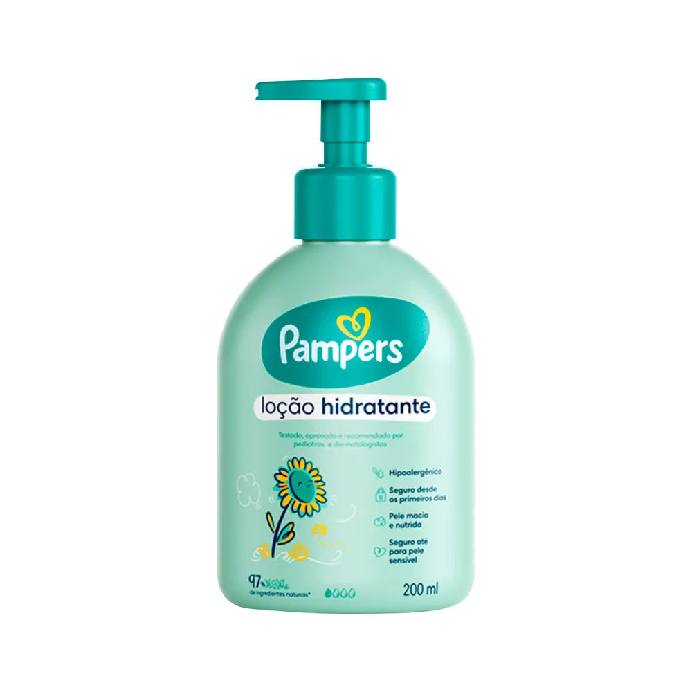 Loção Hidratante para o Corpo Pampers 200ml