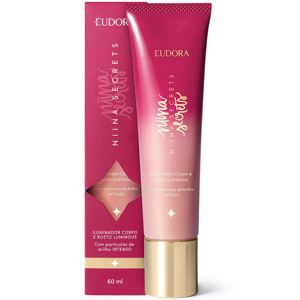 Iluminador Niina Secrets Liquido Luminous 60ml Rosto E Corpo