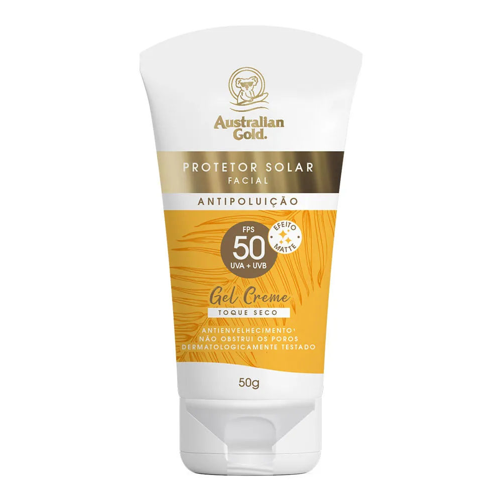 Protetor Solar Australian Gold Facial FPS50 50ml
