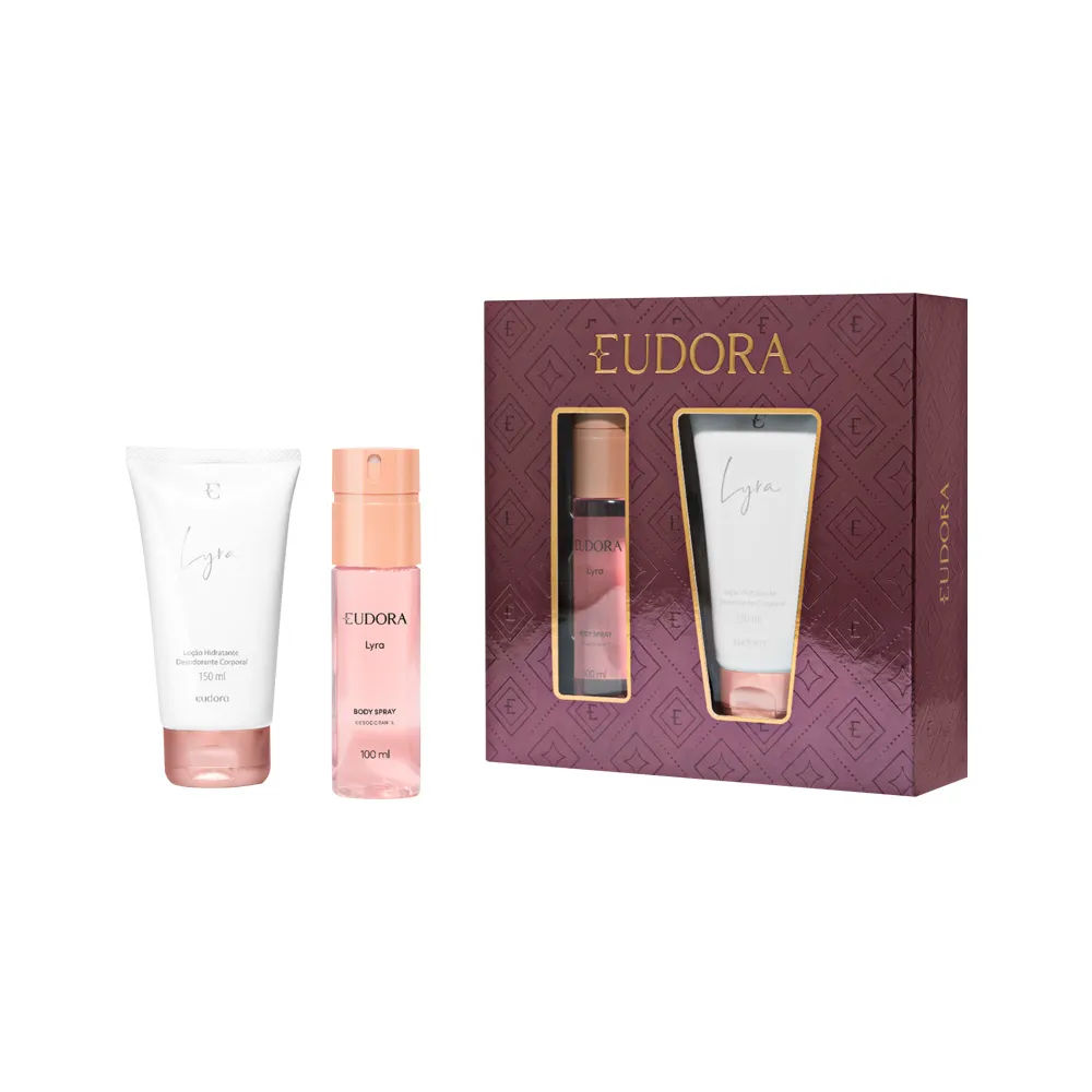Kit Eudora Lyra Body Splash 100ml + Loção Hidratante 150ml