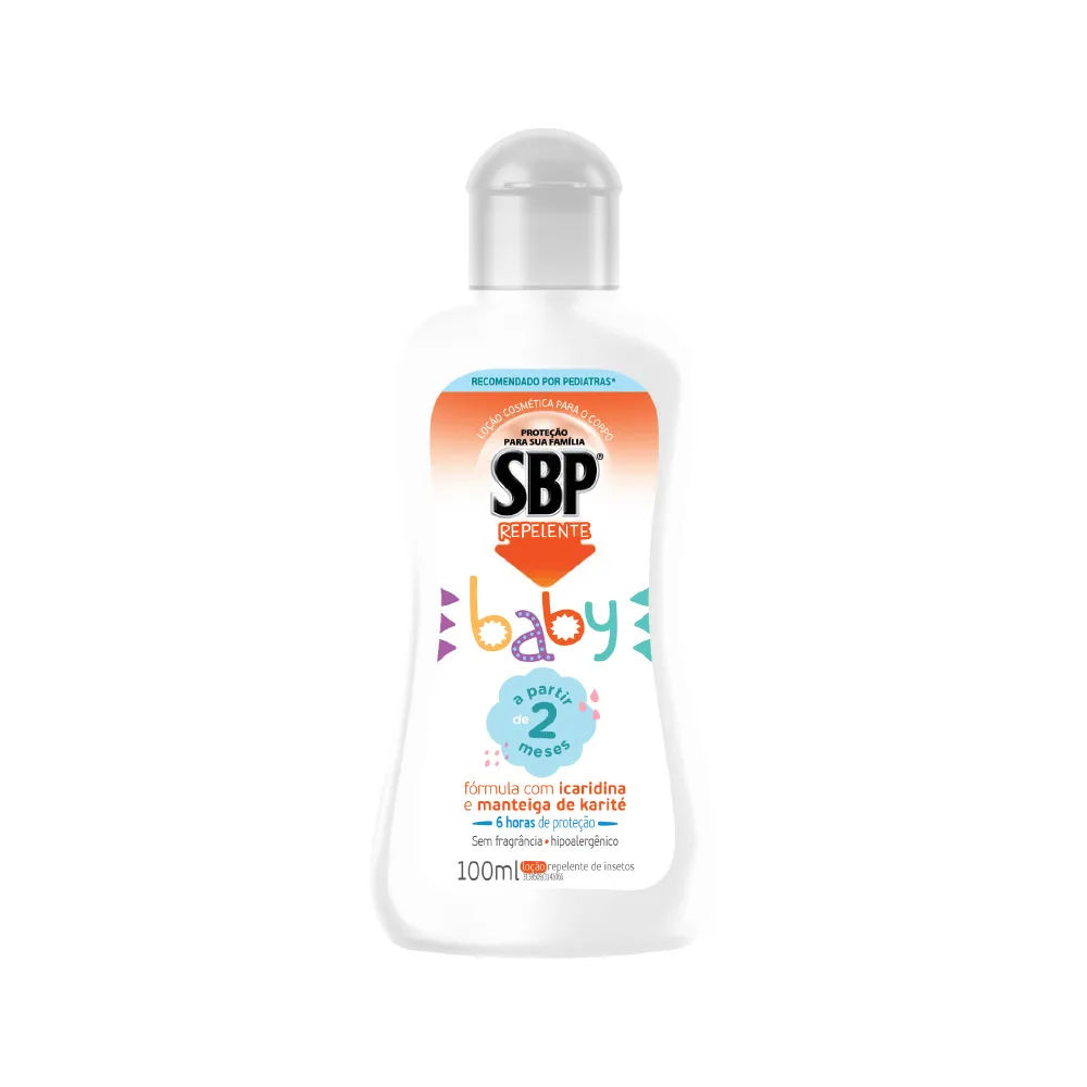 Repelente Loção SBP Baby Sem Perfume 100ml