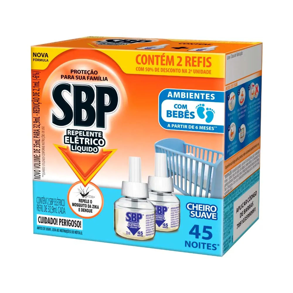 Repelente Eletrico SBP 32.9ml