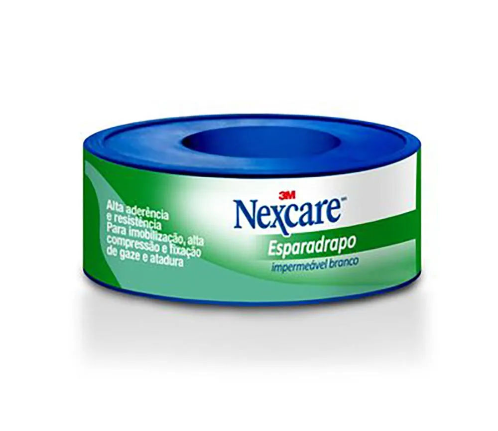 Esparadrapo Impermeável Nexcare Branco 12mm X 3m 1 Unidade