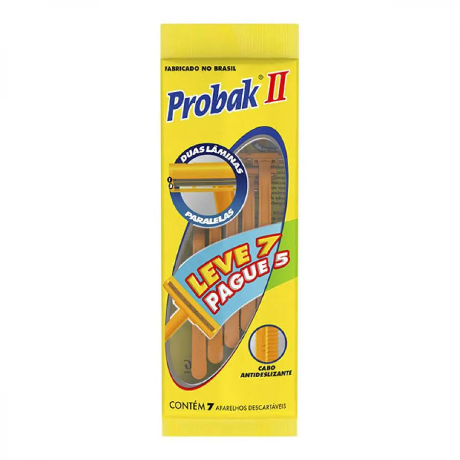 Aparelho de Barbear Probak II com 7 Unidades