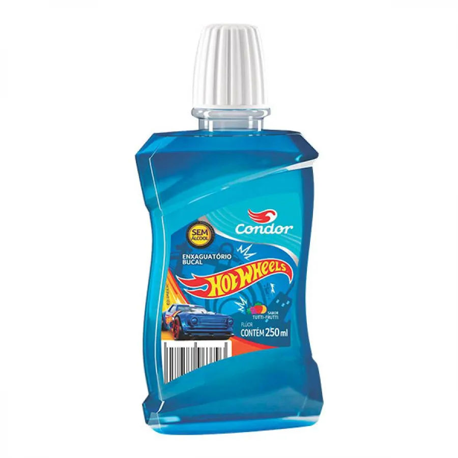 Enxaguante Condor Tutti Fruti Hot Wheels 250ml