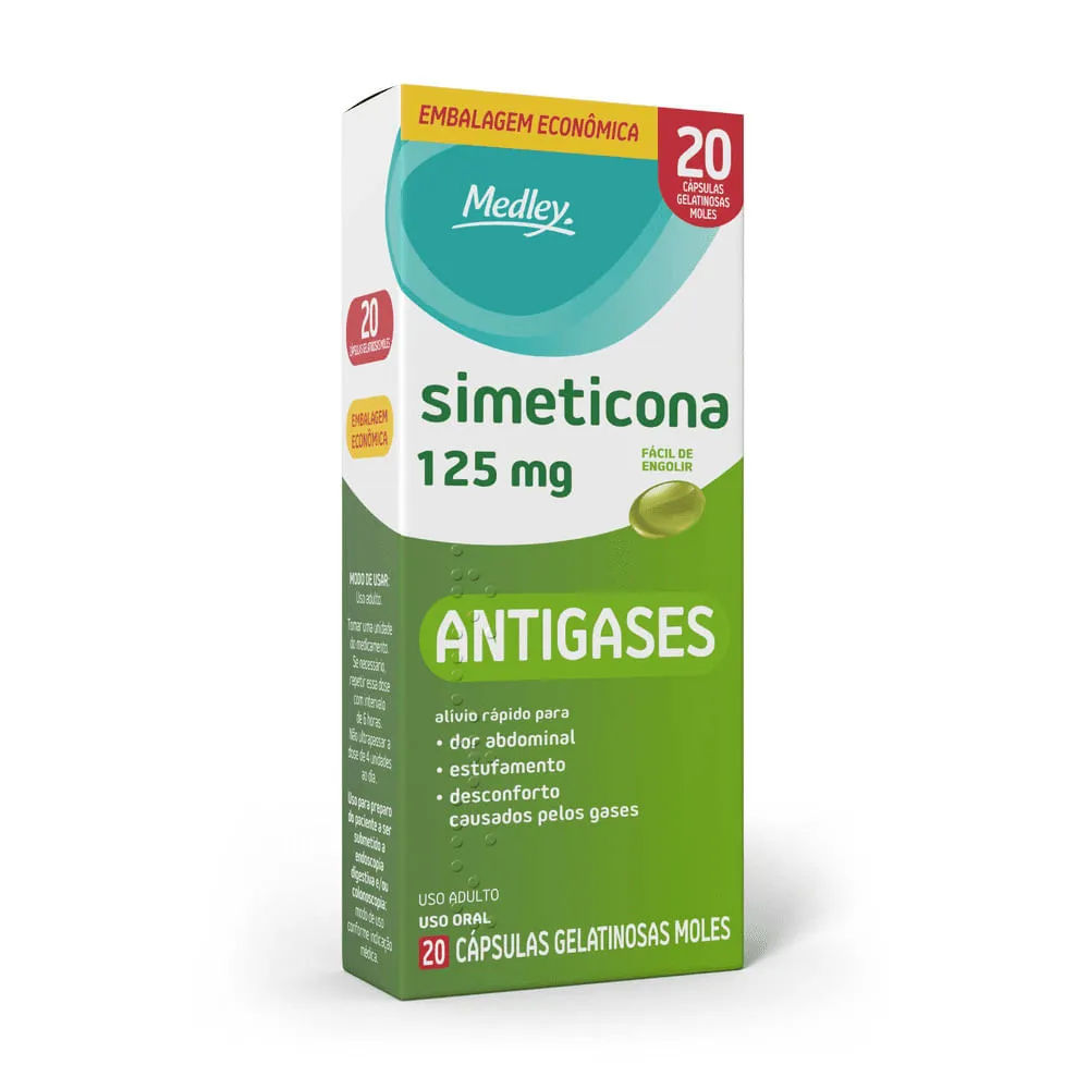 Simeticona Medley 20 cápsulas 125mg