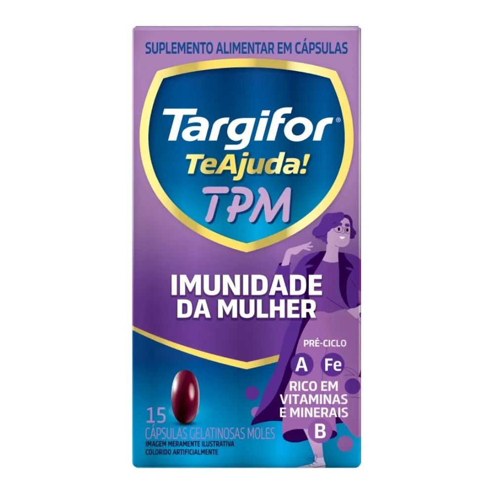 Targifor Te Ajuda TPM Vitamina 15 cápsulas