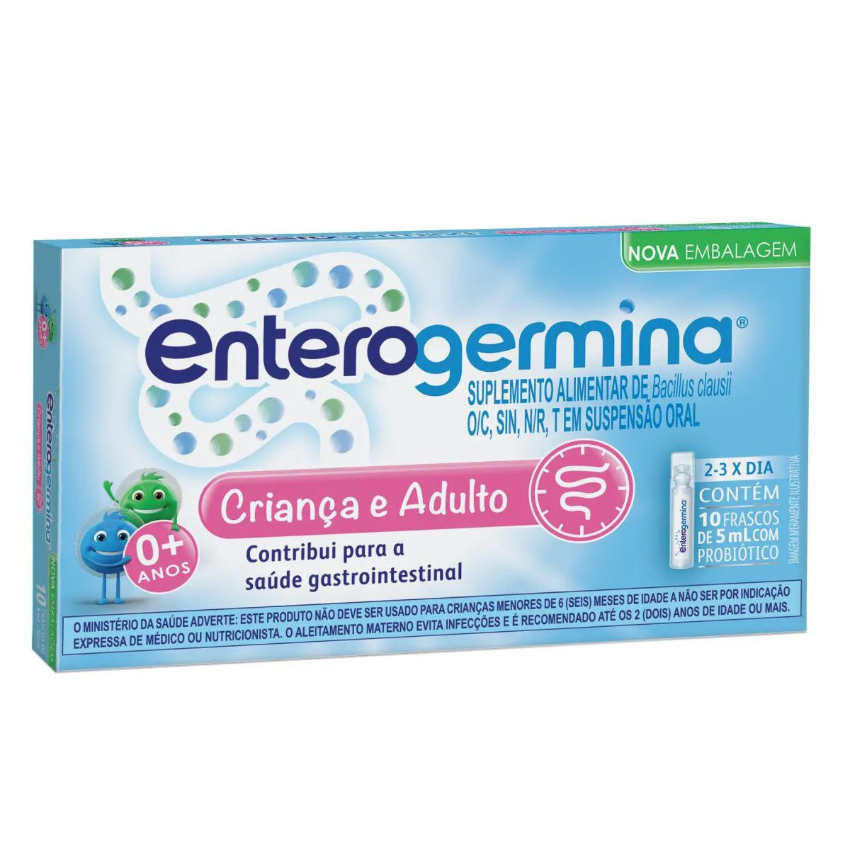 Enterogermina 5ml 10 Unidades Sanofi