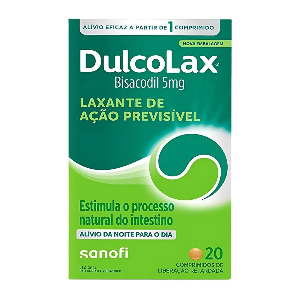 Laxante Dulcolax 20 comprimidos 5mg
