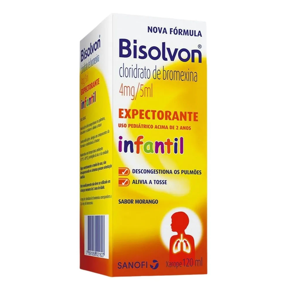 Bisolvon Bromexina 4mg/5ml Expectorante Infantil 120ml