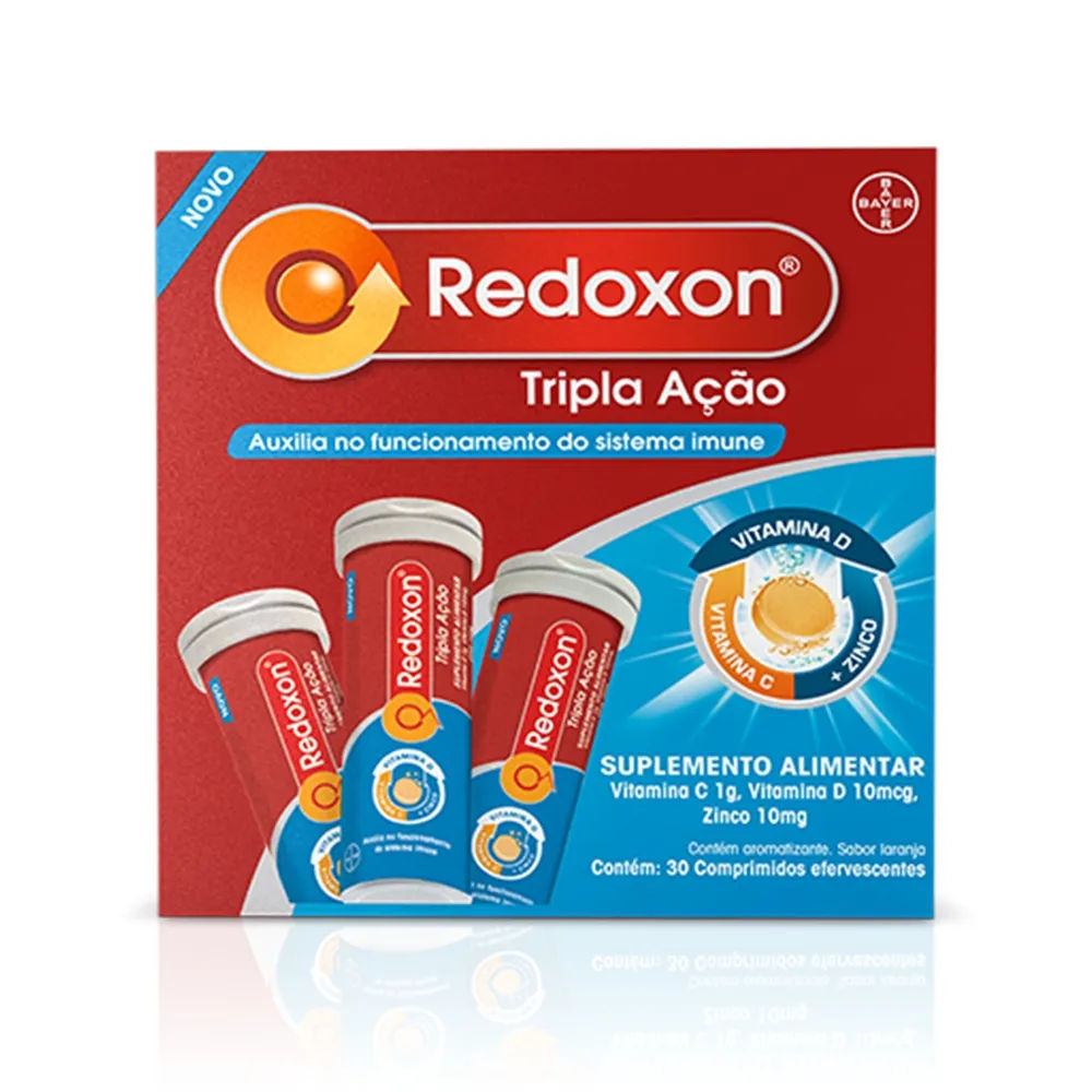 Redoxon Tripla Ação 30 Comprimidos Efervescentes Bayer