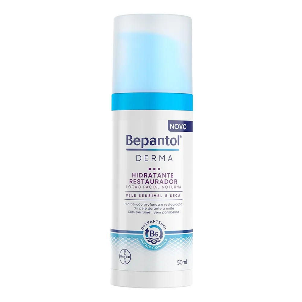 Hidratante Restaurador Bepantol Derma Loção Facial Noturna 50ml
