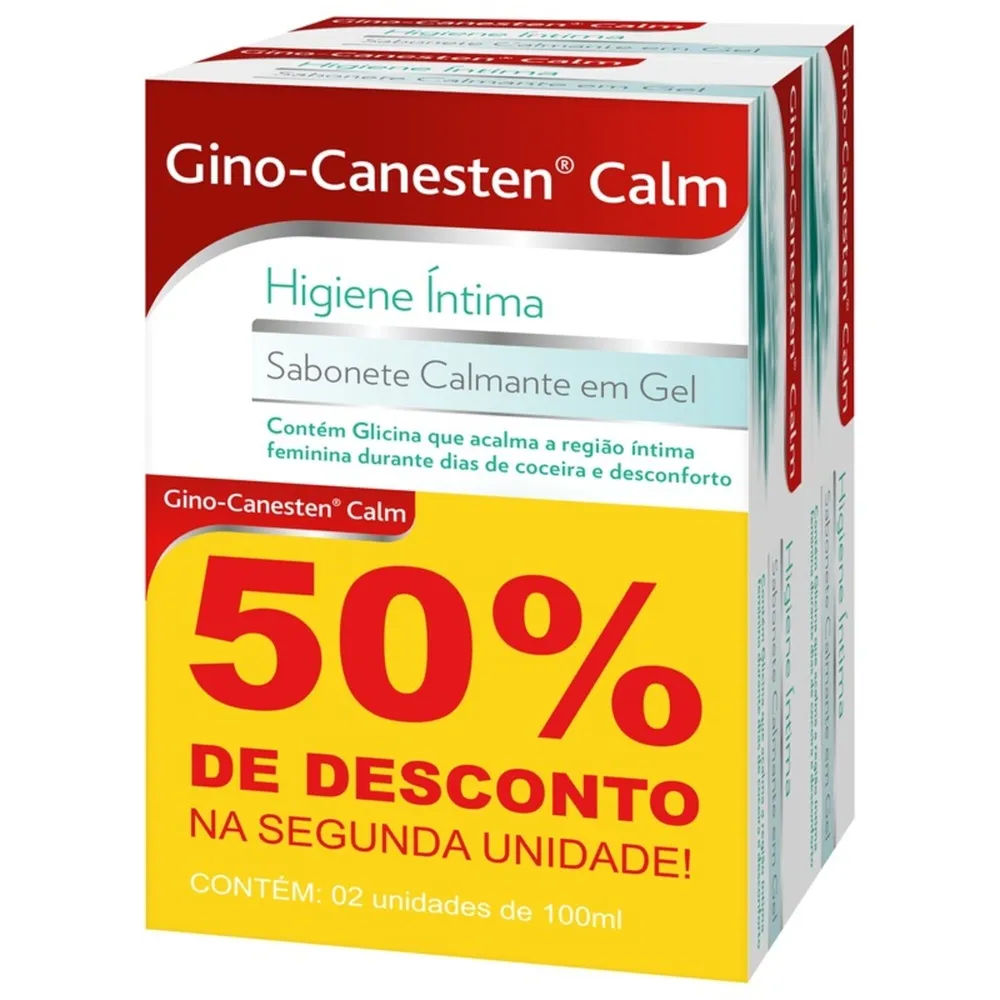 Gino-Canesten Calm Sabonete Íntimo 100ml 50% Desconto 2ª Unidade Bayer