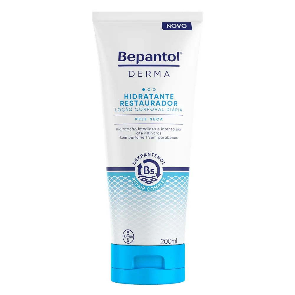Hidratante Restaurador Bepantol Derma Loção Corporal Diária Pele Seca 200ml