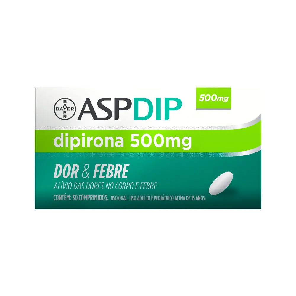 Aspdip 500mg 30 Comprimidos Bayer