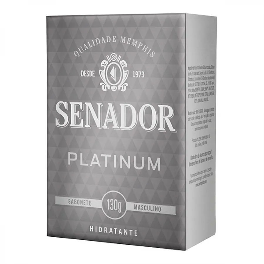 Sabonete Senador Platinum 130g
