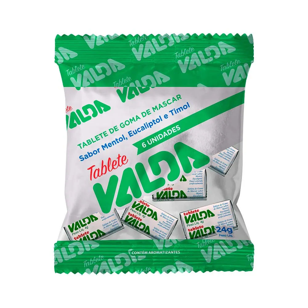 Valda Tablete Classic 6 Unidades