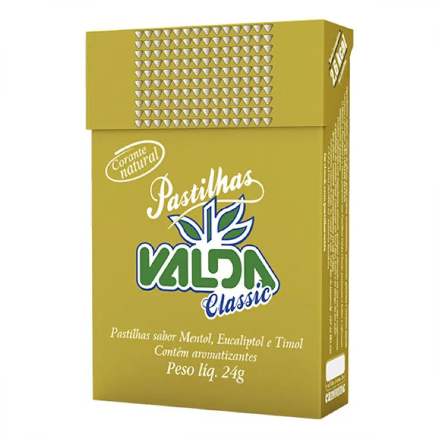 Pastilha Valda Classic 24g