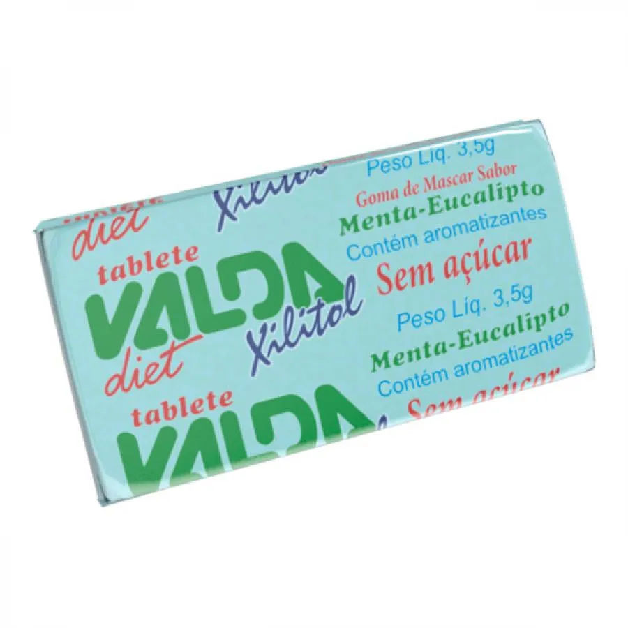 Goma De Mascar Com Xilitol Valda Diet Tablete 1 Unidade