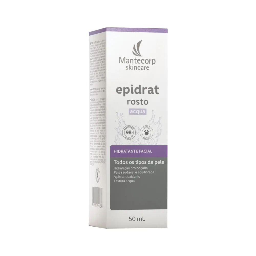 Hidratante Facial Epidrat Acqua Rosto 50ml