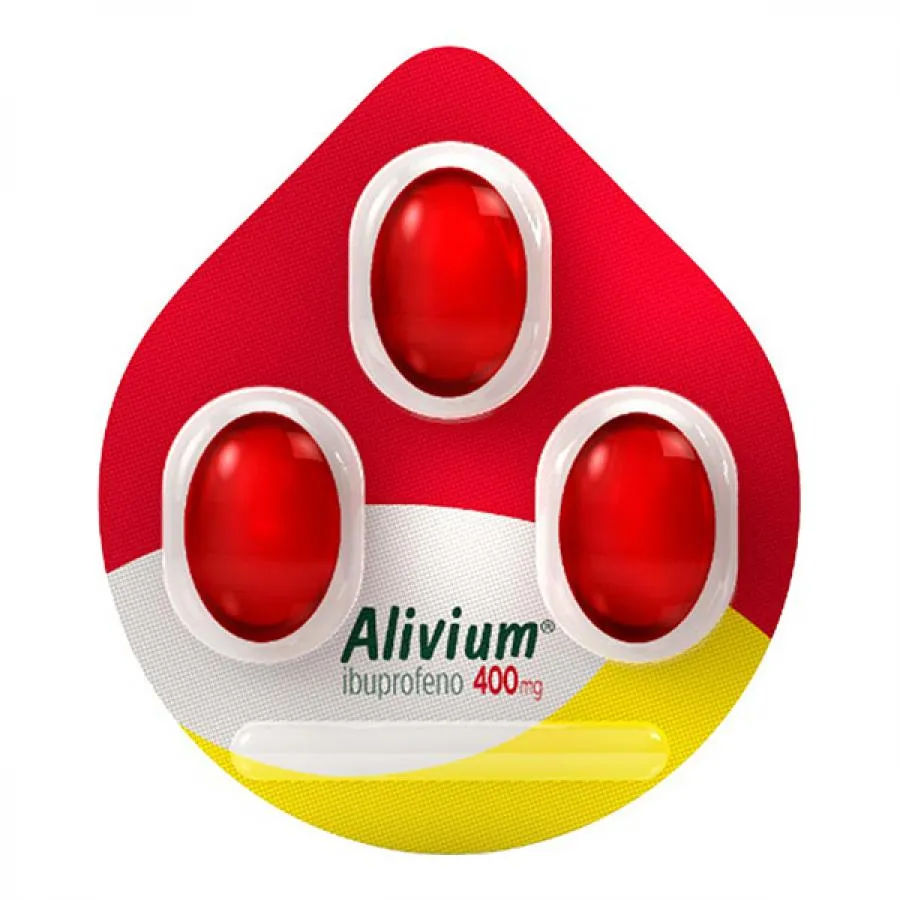 Alivium Mantecorp 400mg 3 Cápsulas *Apresentação Avulsa