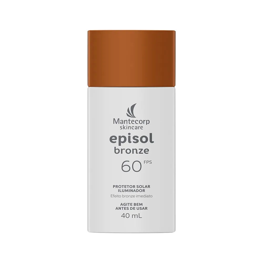 Protetor Solar Facial Iluminador Episol Bronze FPS60 40ml