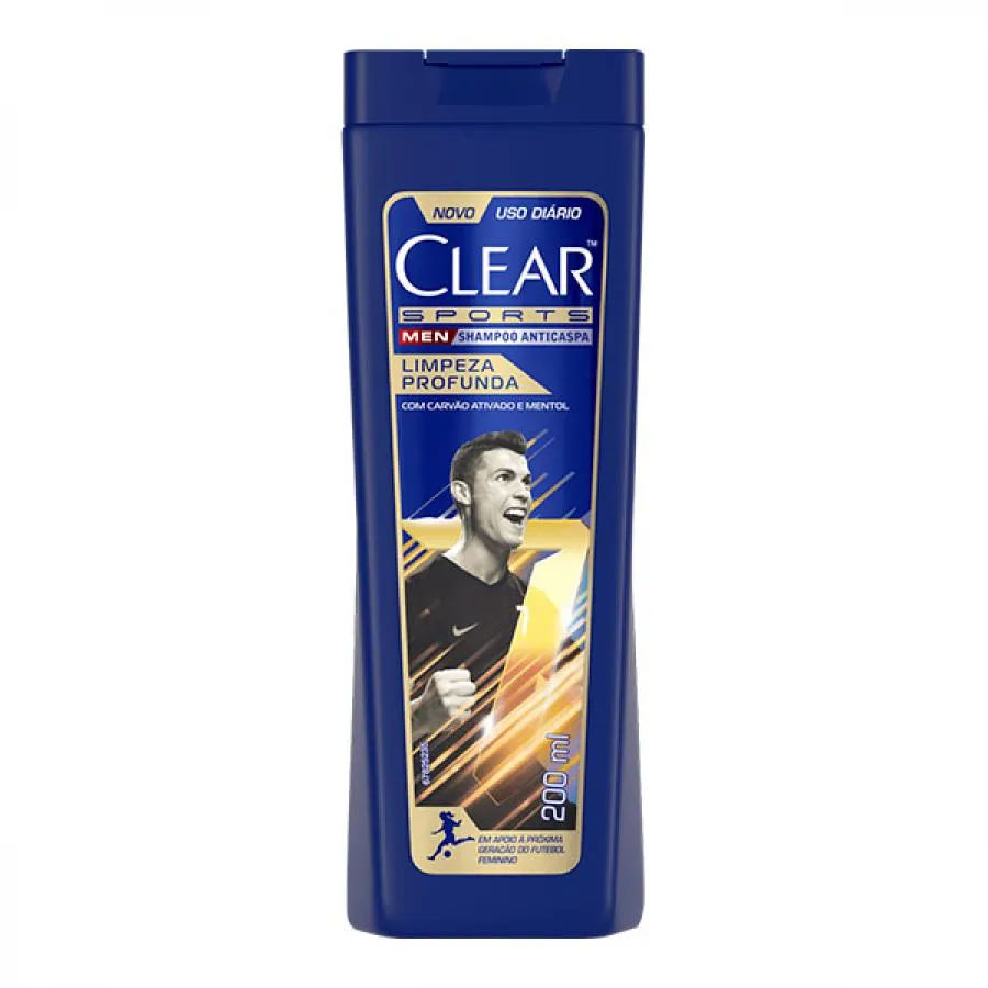 Shampoo Clear Men 200ml Limpeza Profunda