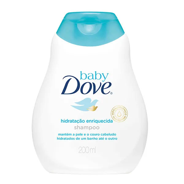 Shampoo Infantil Dove Baby Hidratação Enriquecida 200ml